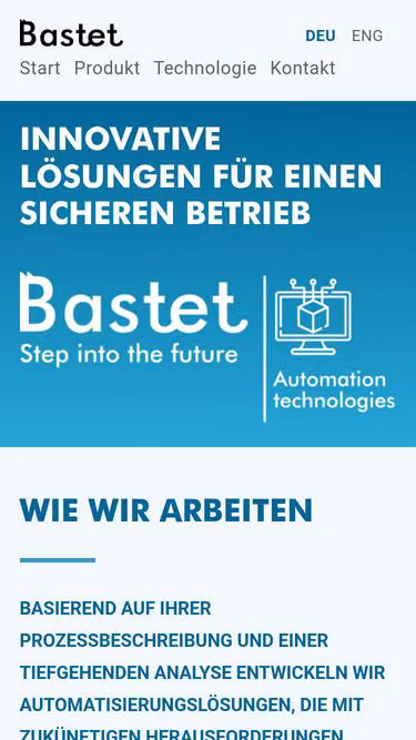Screenshot of bastet.berlin