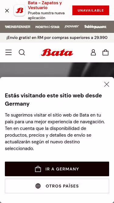 Screenshot of bata.mt