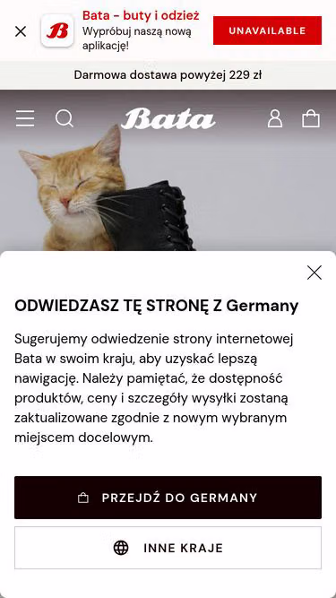 Screenshot of bata.pl