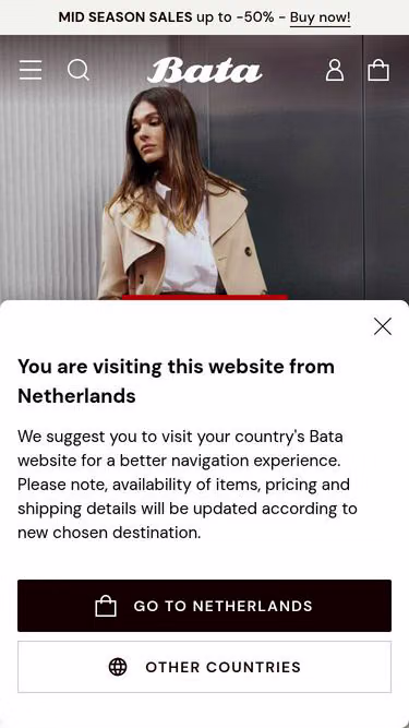 Screenshot of bata.si