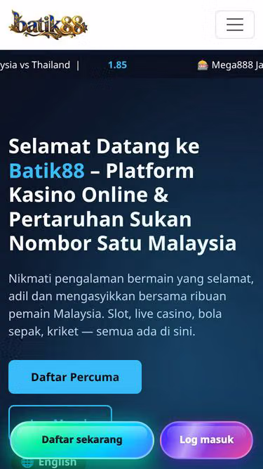Screenshot of batik88.in