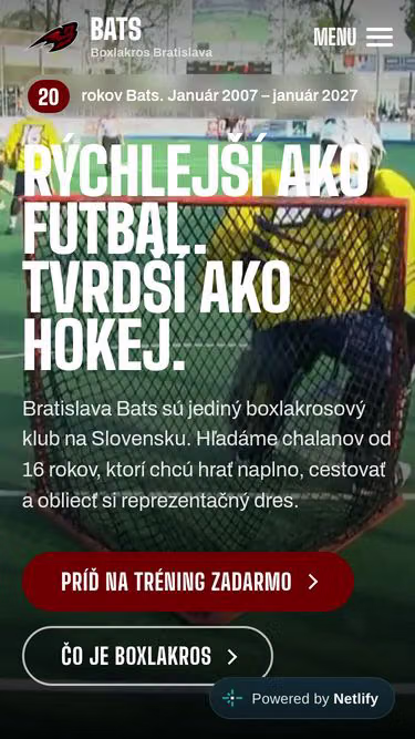 Screenshot of bats.sk