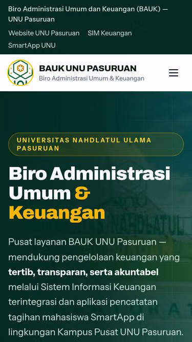 Screenshot of bau.web.id