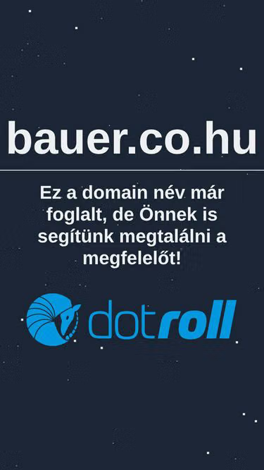 Screenshot of bauer.co.hu