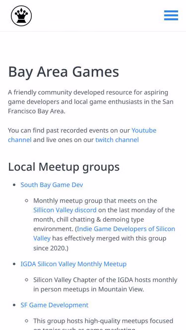 Screenshot of bayarea.games