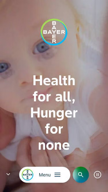 Screenshot of bayer.kr
