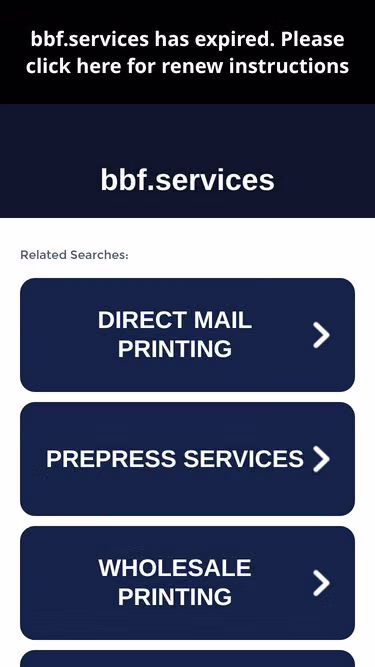 Screenshot of bbf.services