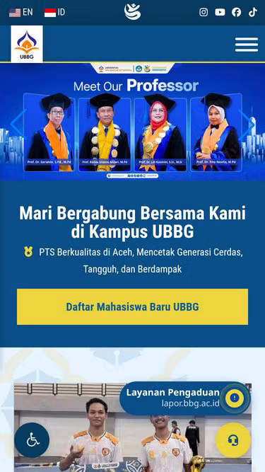 Screenshot of bbg.ac.id