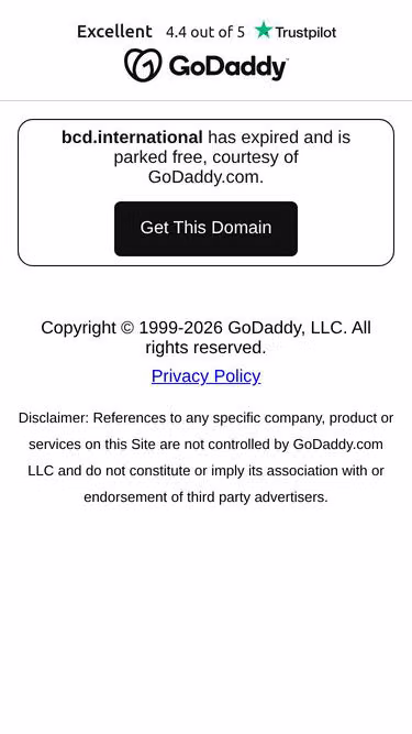 Screenshot of bcd.international
