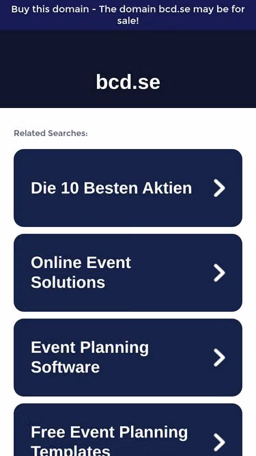 Screenshot of bcd.se