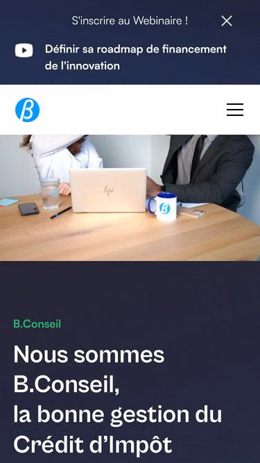 Screenshot of bci.fr