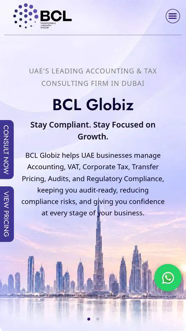 Screenshot of bcl.ae