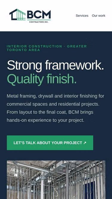 Screenshot of bcm.contractors