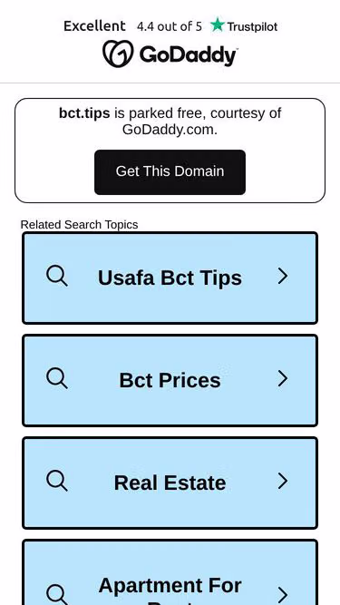 Screenshot of bct.tips