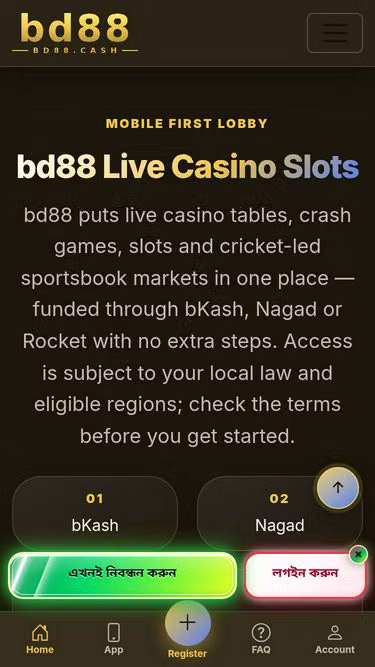 Screenshot of bd88.cash