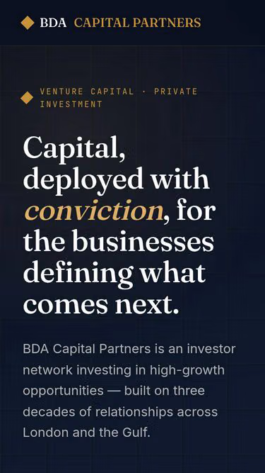 Screenshot of bda.solutions