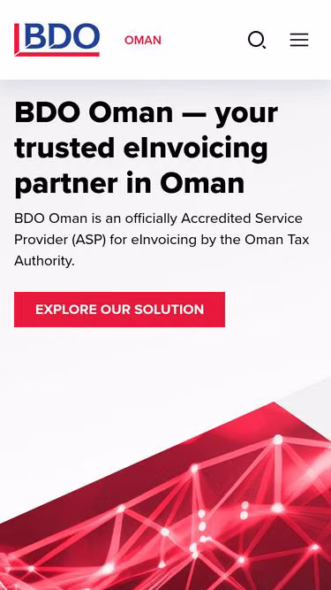 Screenshot of bdo.com.om