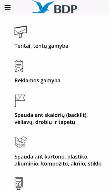Screenshot of bdp.lt