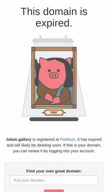 Screenshot of bdsm.gallery