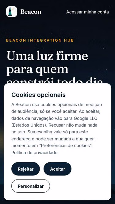 Screenshot of beacon.app.br