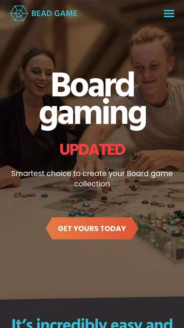 Screenshot of bead.games