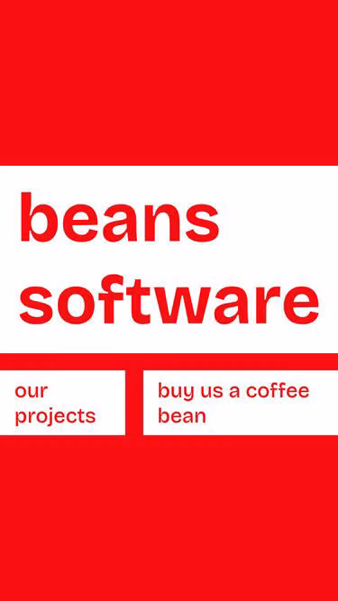 Screenshot of beans.software