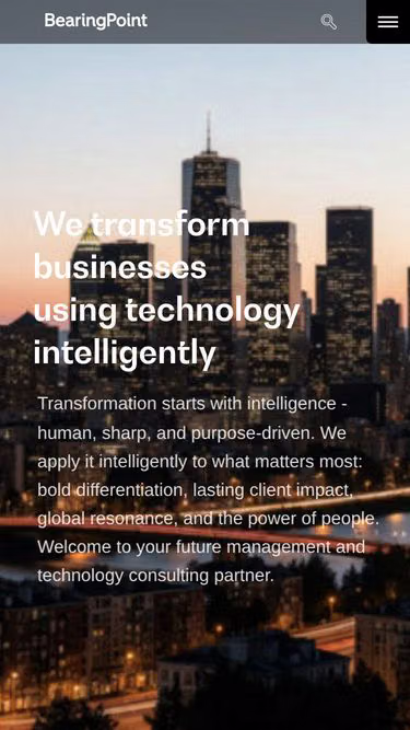 Screenshot of bearingpointconsulting.lv