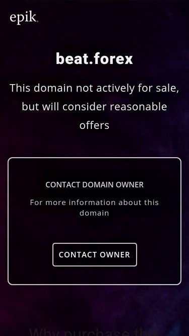 Screenshot of beat.forex