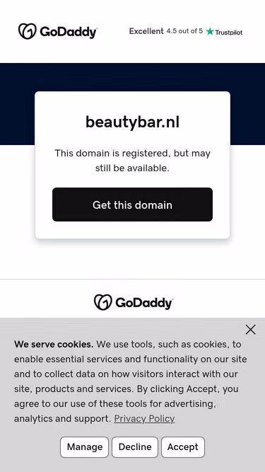 Screenshot of beautybar.nl