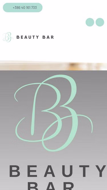 Screenshot of beautybar.si