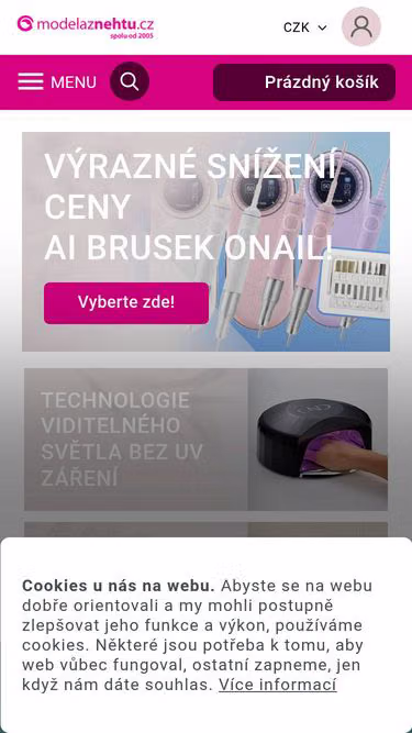 Screenshot of beautyshop.cz