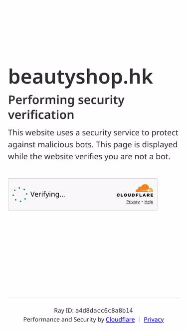 Screenshot of beautyshop.hk