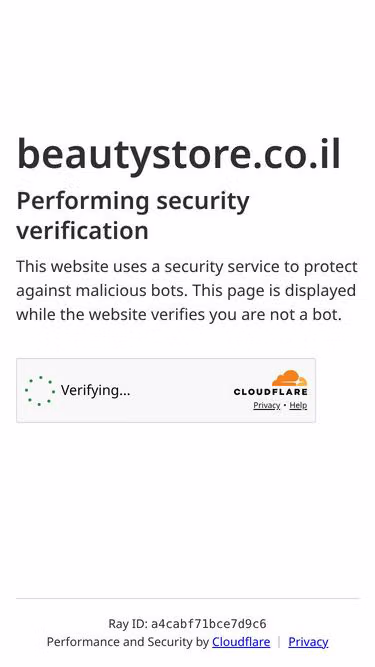 Screenshot of beautystore.co.il