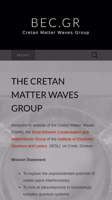 Screenshot of bec.gr