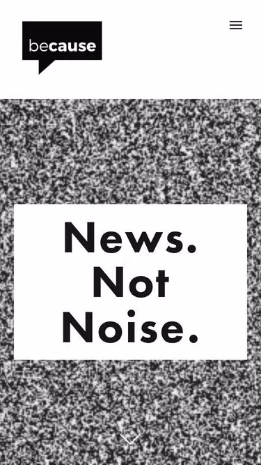 Screenshot of because.news
