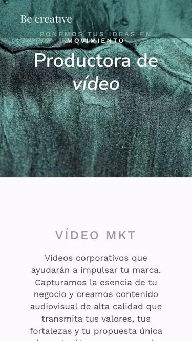 Screenshot of becreative.es