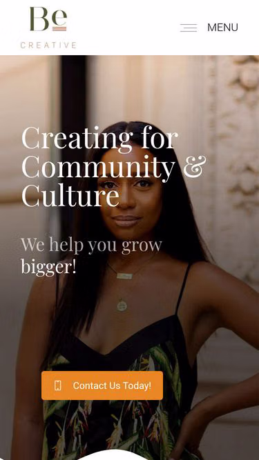 Screenshot of becreative.marketing