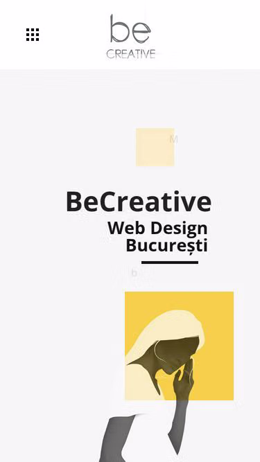 Screenshot of becreative.ro