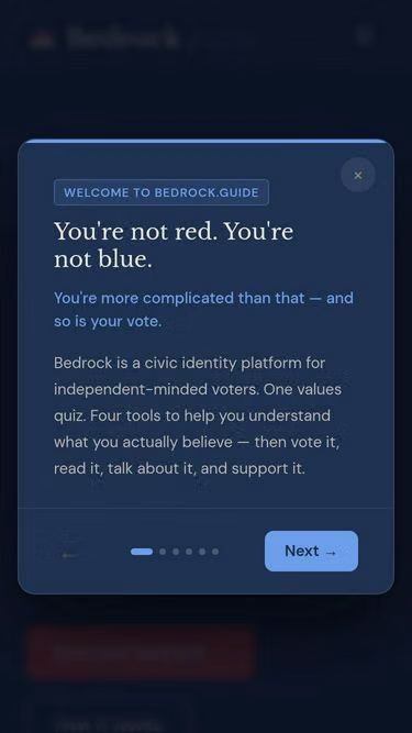 Screenshot of bedrock.guide