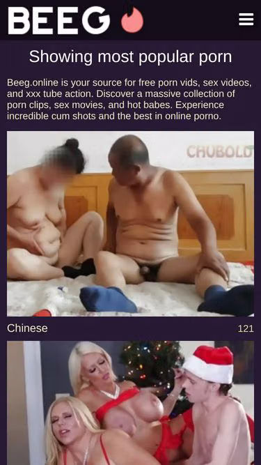 Screenshot of beeg.online