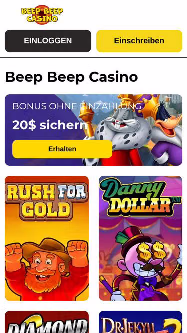 Screenshot of beepbeepcasino.info