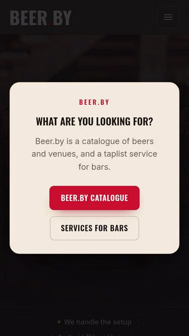 Screenshot of beer.by