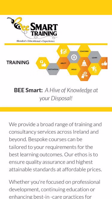 Screenshot of beesmart.ie