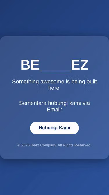 Screenshot of beez.co.id