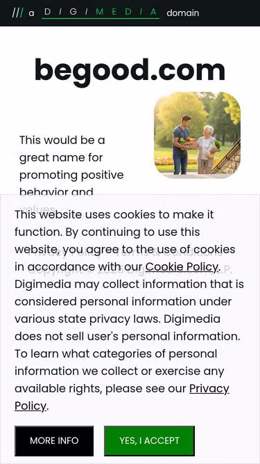 Screenshot of begood.com
