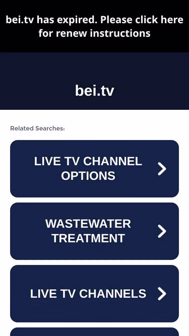 Screenshot of bei.tv