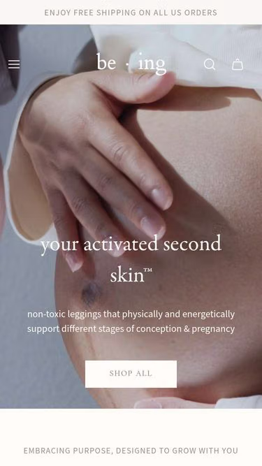Screenshot of being.cc