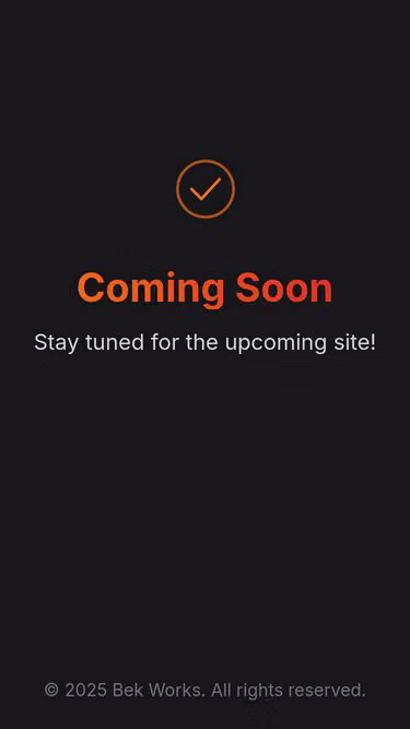 Screenshot of bek.works