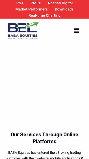Screenshot of bel.com.pk