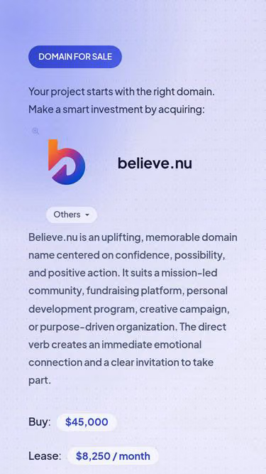 Screenshot of believe.nu